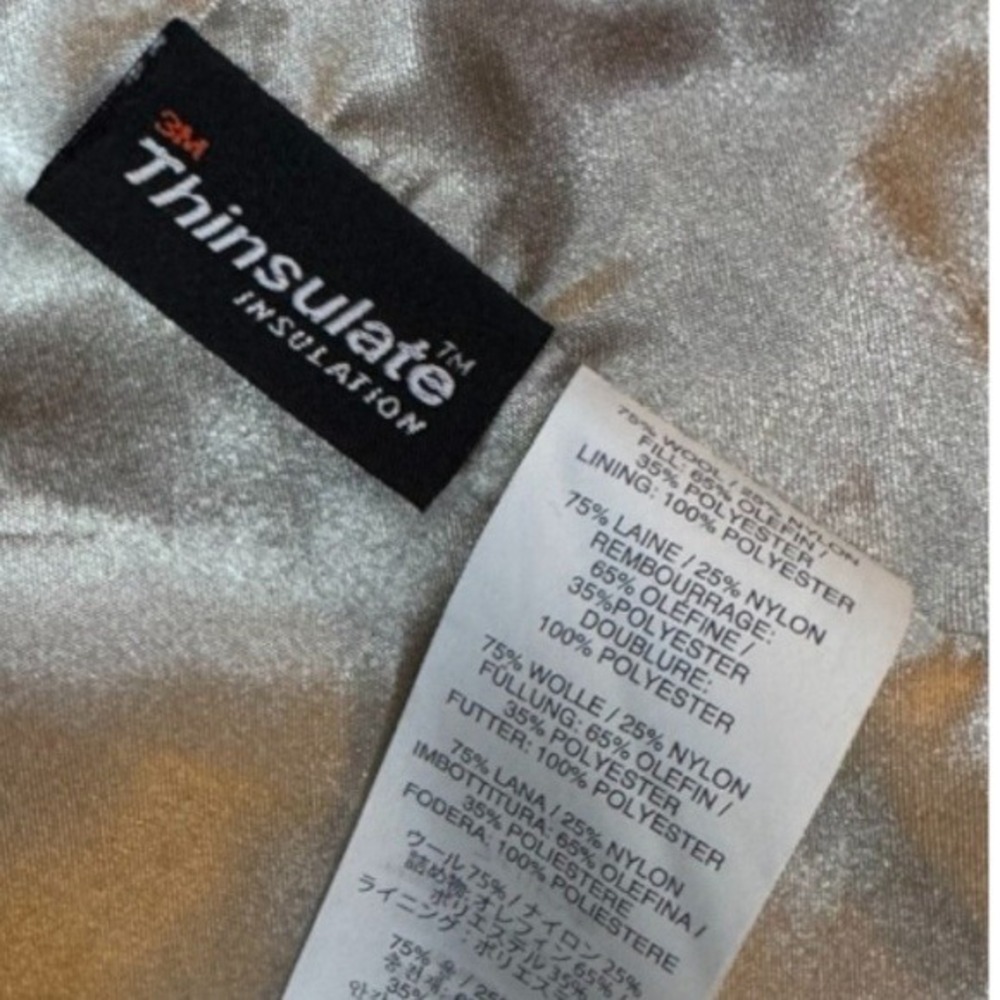 J Crew Classic Lady Day Coat Italian Wool Thinsulate Petite 2 Retail $398 - Picture 6 of 10